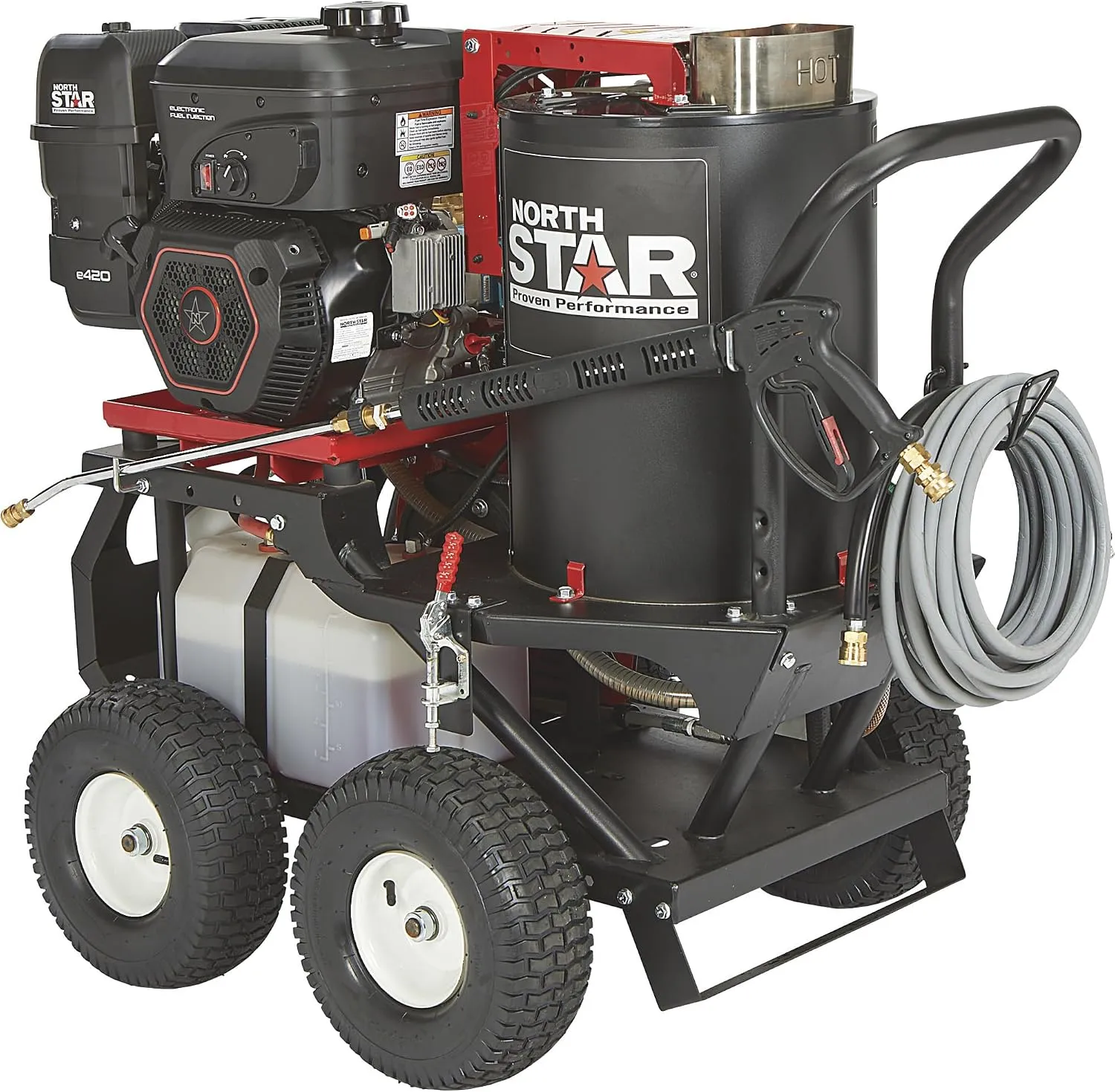 NorthStar 3000 PSI 4.0 GPM Gas Wet Steam & Hot Water Pressure Washer — Honda Engine